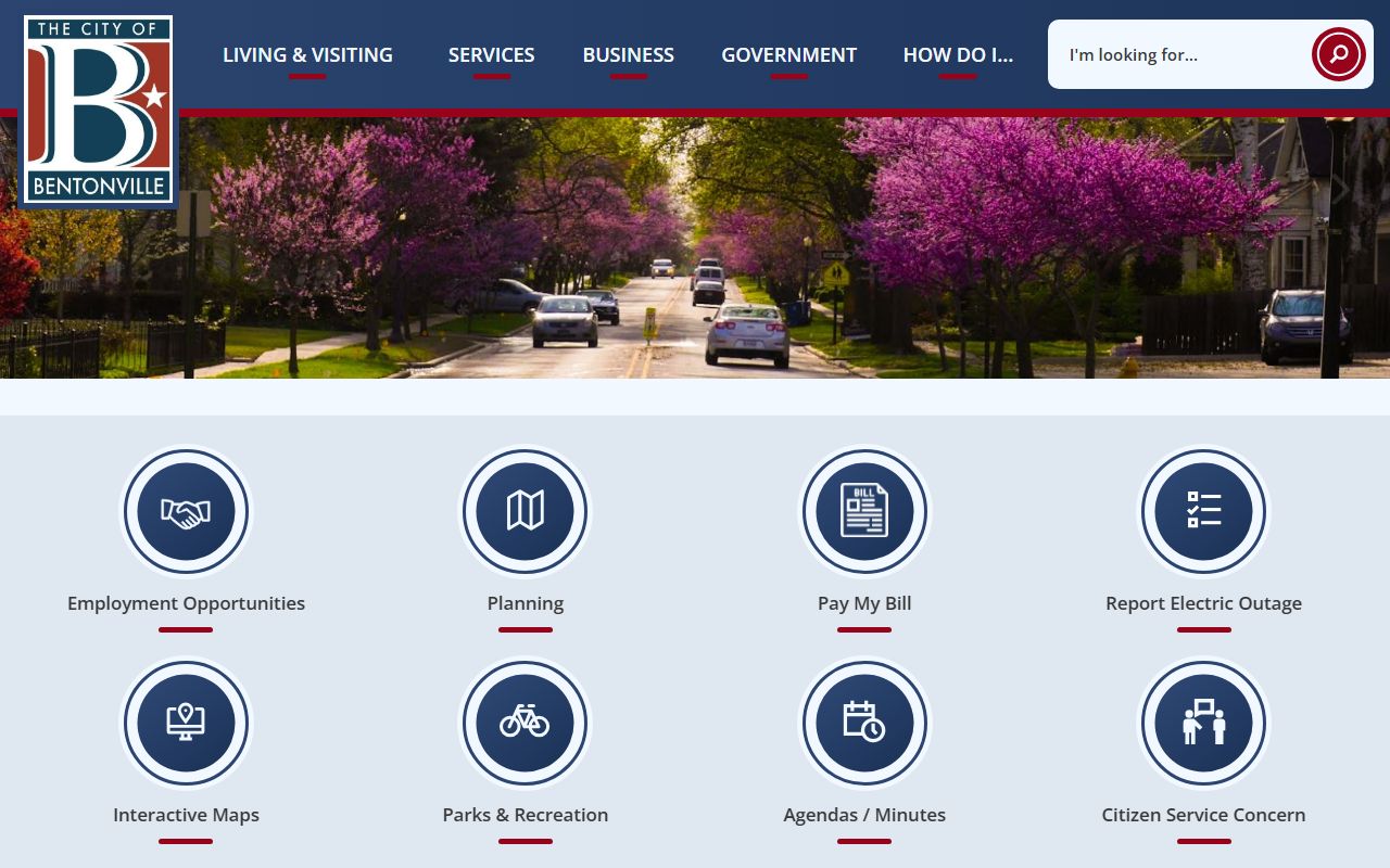 Bentonville city website for bench warrants info
