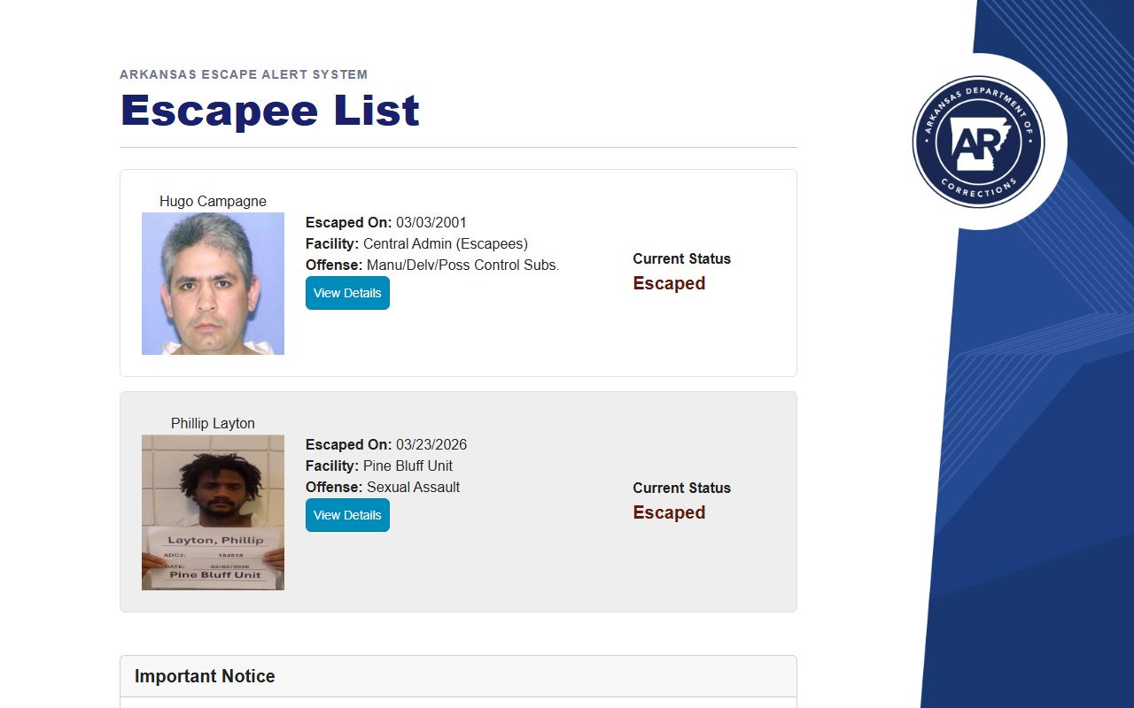 Newton County bench warrants escapee list